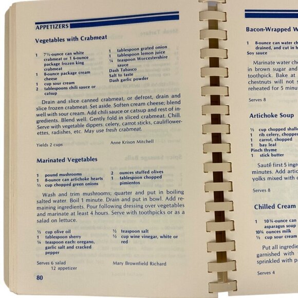 Revel A Celebration of Parties Menus Recipes Shreveport Jr League Cookbook 1980 - Picture 10 of 14